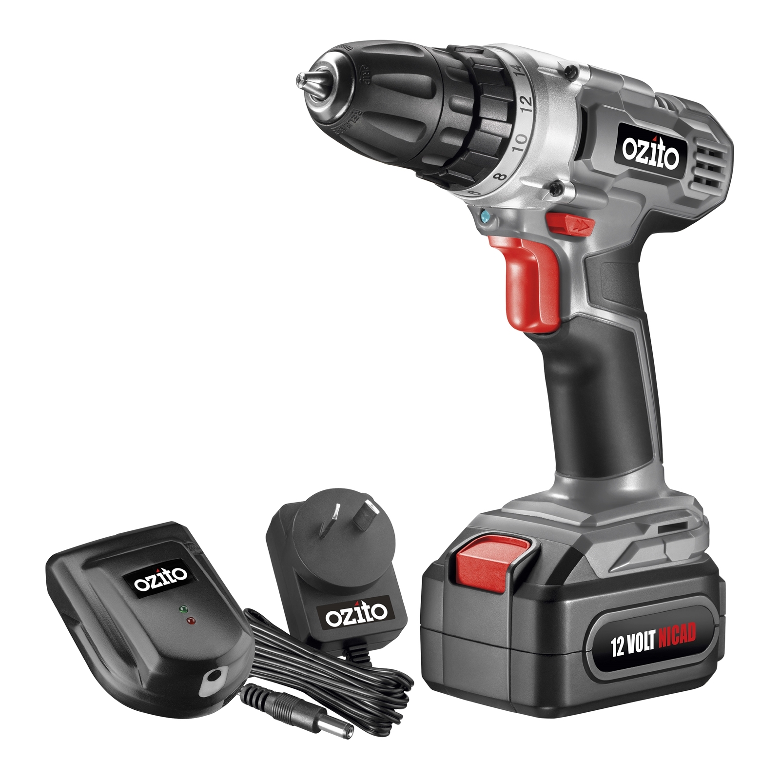 Ozito 14.4V NiCad 10mm Drill Driver thumbnail 2