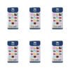 6pk Malli Sewing Resin/plastic Button & Safety Pin Garment Repair Kit Assorted