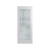 Hume 2340 x 820 x 35mm Internal Door Primed MDF Humecraft Africana Glass HMC11 - 820mm