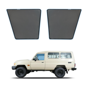 AUSGO Magnetic Window Sun Shade for Toyota Land Cruiser LandCruiser 78 LC78 2-Piece Set Car Shades