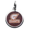 Afl Pet Id Tag - Gws Giants - Engravable - 25mm Diameter