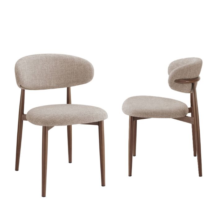 Ormond Dining Chairs Pair (Set of 2) Beige