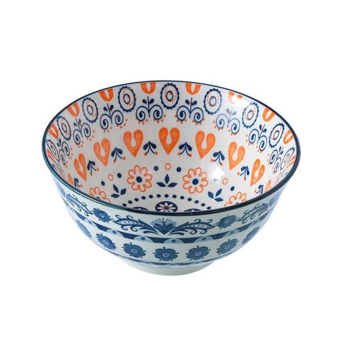 Lemon & Lime Moroccan Deco 15.5cm Ceramic Serving Bowl - Assorted