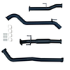 Ignite Exhausts Dpf Back For Toyota Hilux 2.8l Td Gun126r 3" Inch With Hotdog Black Aluminised Steel