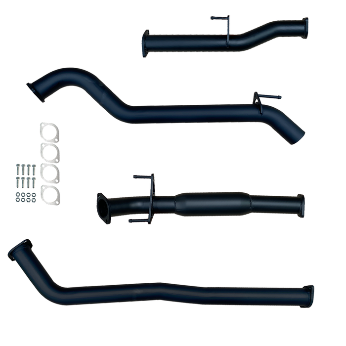 Ignite Exhausts Dpf Back For Toyota Hilux 2.8l Td Gun126r 3" Inch With Hotdog Black Aluminised Steel