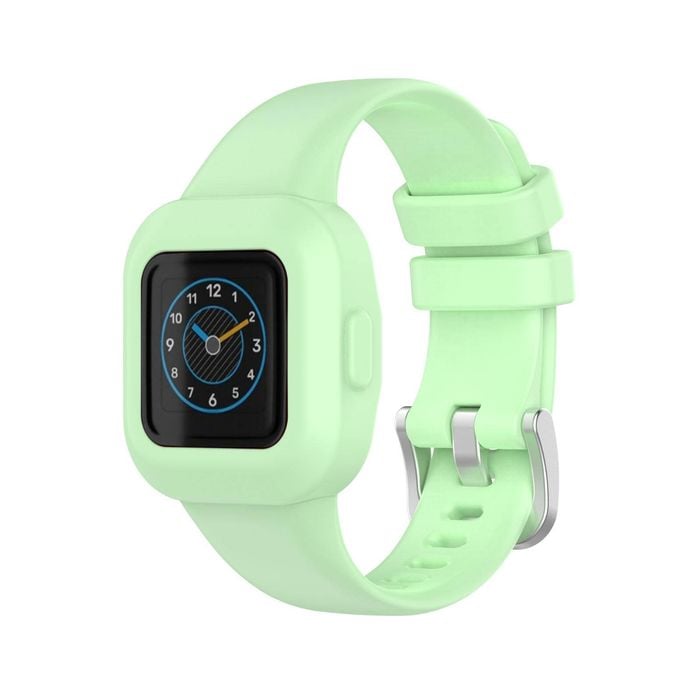 Light Green Silicone Water-Resistant Wristband Strap for Garmin Fit JR.3/Vivo Fit JR.3 for Kid