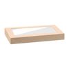 Biopak Catering Tray Pla Window Lid Bioboard Extra Small 100 Pack