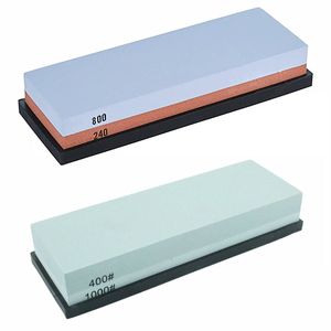 PriceDumb 240/800+400/1000 Dual Whetstone Set Knife Sharpening Water Stone Wet Sharpener with Non-Slip Stand Holder