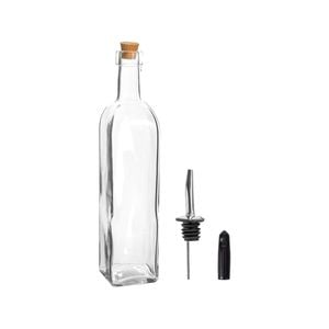 Argon Tableware Olive Oil Pourer Bottle with Cork Lid - 500ml