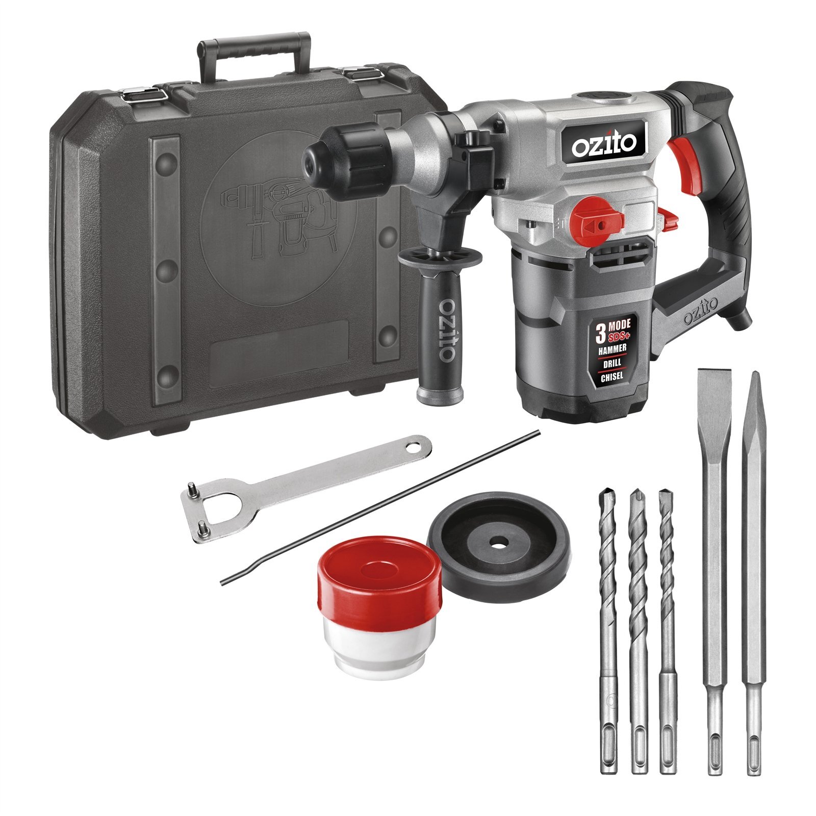 Ozito 1500W SDS+ Rotary Hammer Drill product image