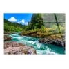 Mountains, River Russia   Print 100% Australian Made 90 x 60cm  (Acrylic)