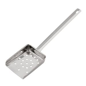 Vogue Flat Handled Chip Scoop Stainless Steel 86mm