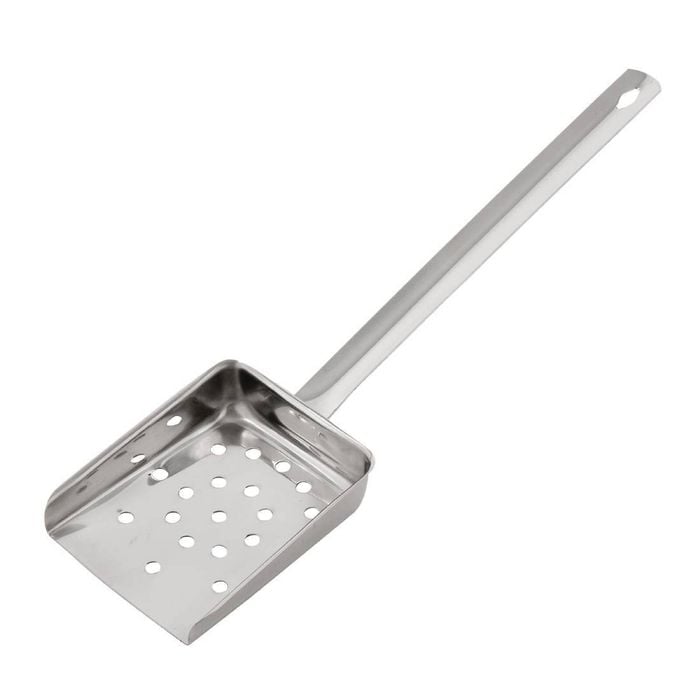 Vogue Flat Handled Chip Scoop Stainless Steel 86mm