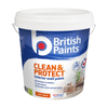 British Paints Mid Low Sheen Clean And Protect Interior Paint - 10L