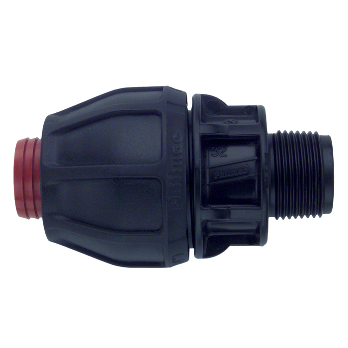 Philmac 2" x 2" Poly x MI BSP Rural End Connector