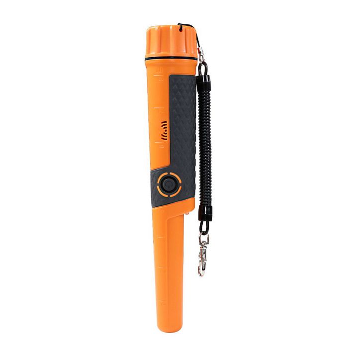 Weisshorn Metal Detector 40MM Sensitive Handheld Pinpointer Waterproof Automatic Hunter Orange