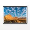 Light With Partly Cloudy Sky  Print 100% Australian Made 120x90cm  (Poster)