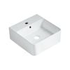 Mondella 420 x 400mm Gloss White Concerto Rectangle Basin - 420mm x 400mm