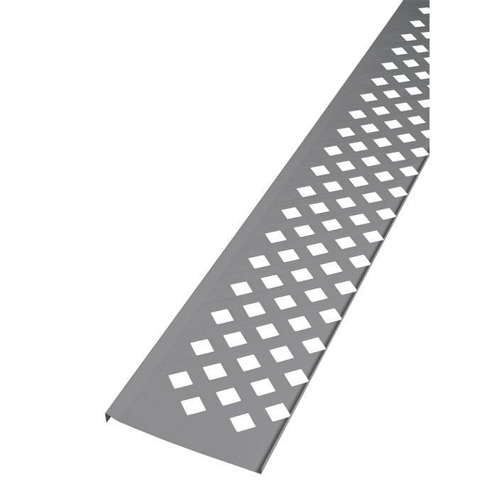 Colorbond 0.3 x 2.35m Fencing Lattice - Shale Grey 2350mm