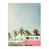 Artey | Surf Bus Pink - Stretched Canvas - Stretched Canvas - 45 x 60cm