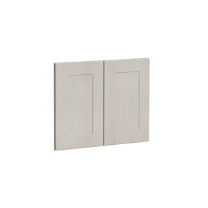Kaboodle 600mm Provincial White Alpine Farmhouse Sink Doors - 2 Pack