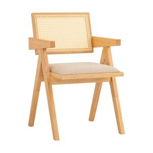 Modern Furniture KAIRI 51x82cm Dining Chair Modern Furniture- Natural & Rattan