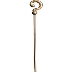 The Riddler Cane DC Comics Halloween Costume Accessory with Gold Question Mark Handle, ONE-SIZE