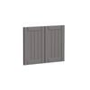 Kaboodle 600mm Smoked Grey Country Farmhouse Sink Doors - 2 Pack