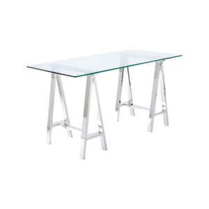 Venus Stainless Steel Rectangular Writing Table