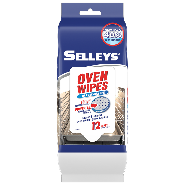 Selley 12Pk Oven Cleaner Wipes