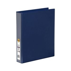 Marbig Clearview A4 3D-Ring Insert Binder 38mm (Blue)