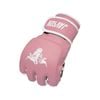 MMA Gloves Grappling Sparring Boxing Bag Training by Javson - Pink / White S/M