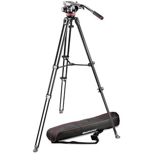 Manfrotto Mvh502a Fluid Head And Mvt502am Tripod With Carrying Bag