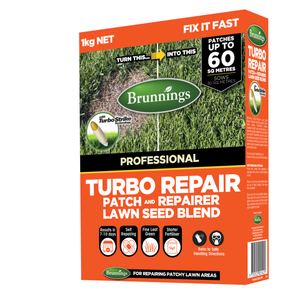 Brunnings Professional Turbo Repairer Patch & Repairer Lawn Seed Blend 1kg