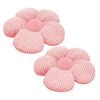 SOGA 2 Pack 45cm Pink Flower Floor Cushions