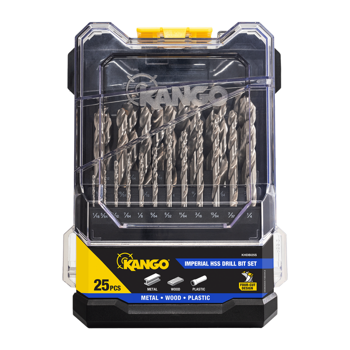 Kango 25 Piece HSS Imperial Drill Bit Set