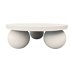 Home Bazar D96cm Ivory Lola Coffee Table