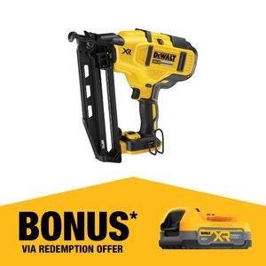 DeWALT 18V XR Brushless 16GA Brad Nailer DCN661N-XE - Skin Only