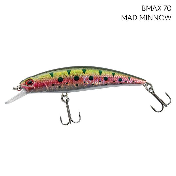 Black Magic BMAX 70mm Hard Body Fishing Lure Mad Minnow