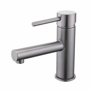 Mondella Gun Metal Resonance Pin Lever Basin Mixer - Suitable For Unequal / Mains Pressure