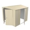 Build-a-Shed  2.3 x 2.3 x 2.3m  Gable Single Hinged Side Door Shed - Cream
