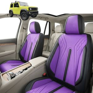 Australian Goose Front Seat Covers for Suzuki Jimny XL 2023 - Current (Auto) - PU Leather, Purple (2pc)