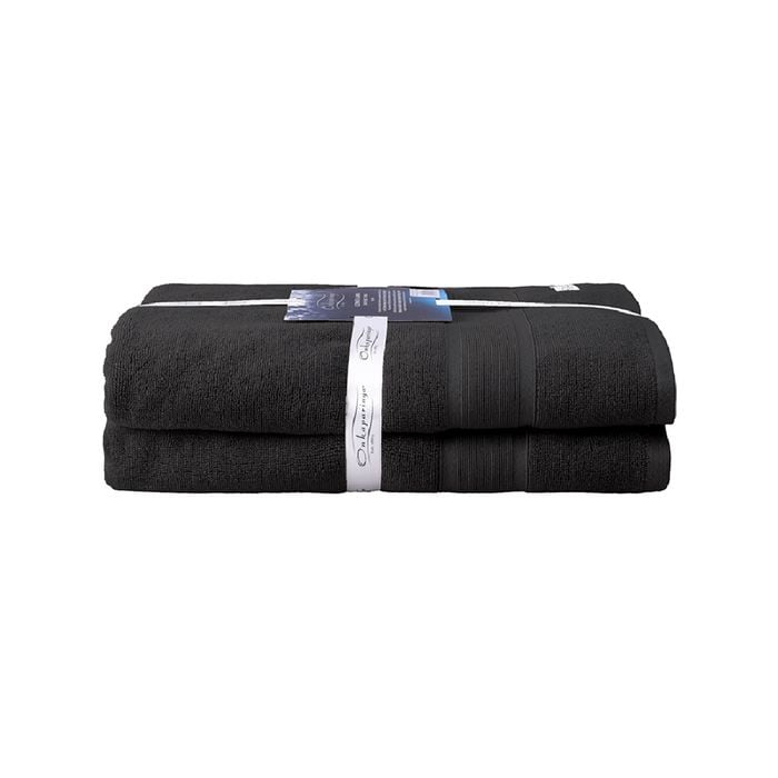2PK Ultimate Alanya Bath Sheet/Towel 550Gsm Castlerock