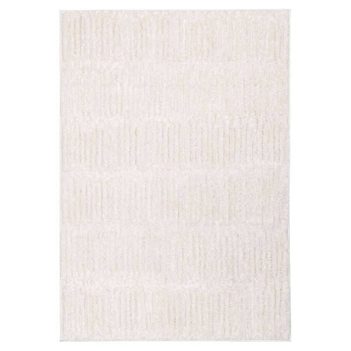 Loopsie-230cm X 160cm-ribera Ivory Textured Rug