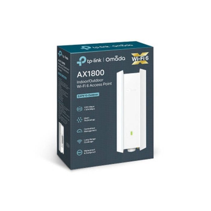 TP-Link EAP610-Outdoor AX1800 Indoor/Outdoor WiFi 6 Access Point, 1