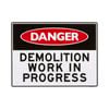 Sandleford 450 x 600mm Demolition Work In Progress Plastic Sign