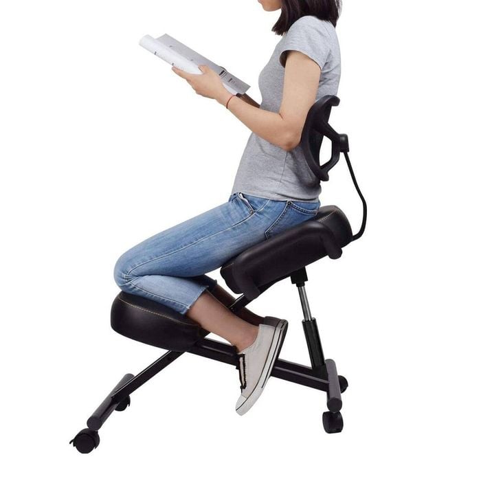 Lauft Ergonomic Kneeling Chair Adjustable Stool Kneeling Pad For Back Posture