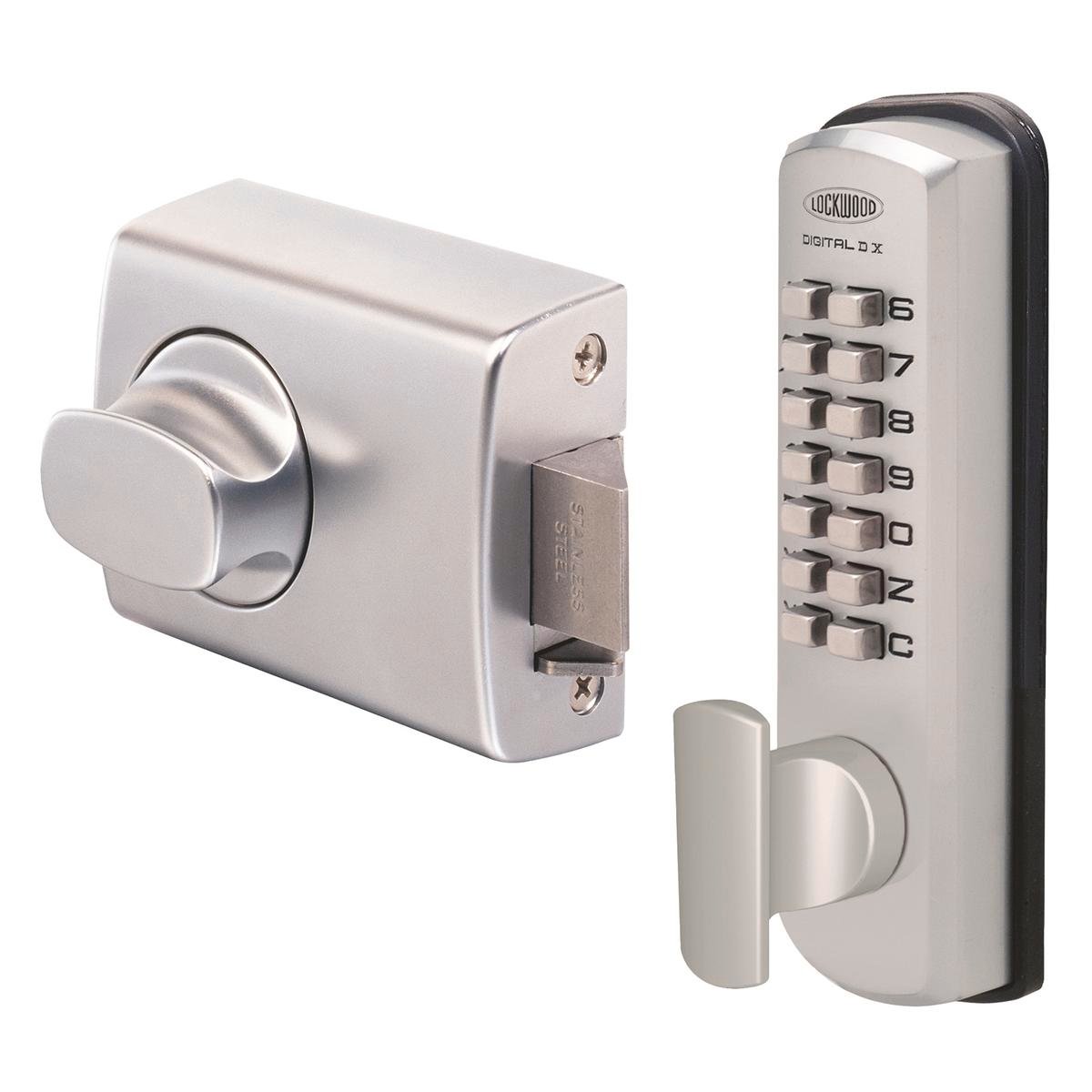 Lockwood 002 Digital DX Deadlatch Bunnings Australia