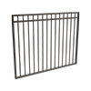 ProtectorAl 1201 - 1500 x 1200mm Black Aluminium DTR All Up Garden Gate