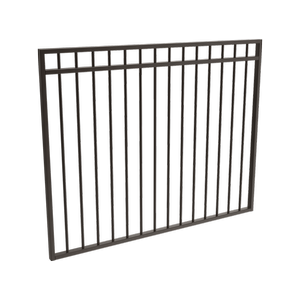 ProtectorAl 1201 - 1500 x 1200mm Black Aluminium DTR All Up Garden Gate